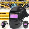 Solar Powered Auto Darkening Welding Helmet with LCD Lens 180-Degree Adjustable Heat-Resistant Welder Helmet