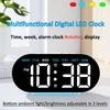 Usb-driven Digital Alarm Clock Temporary Weekly Clock 4 Adjustable Brightness/ambient Light