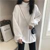 Double-sided Velvet Base Shirt for Women with Autumn and Winter New Loose Warm Long-sleeved T-shirt for Women Students Tops for Women