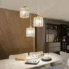 Nordic Crystal Chandelier: Modern Three-Head Dining & Study Room Light Fixture