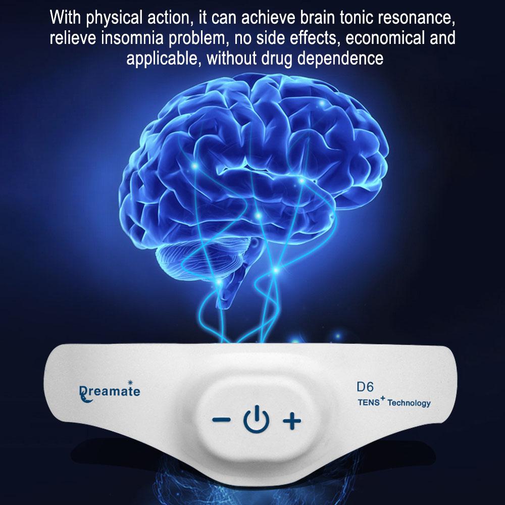 Head Massager Electric Head Sleep Instrument for Hypnosis Insomnia Therapy Massager Acupuncture Sleep Aid No Side Effects AVE