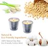 Set of 2 Relaxing Candle Tins Bucket Designs Citronellas Candle Skeeter Repellents Wax Candle Hausware Indoor Candle