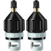 2Pcs Inflatable SUP Pump Adapter, Premium Traditional Air Adapter, Rugged SUP Air Adapter, Fast Inflating For Inflatables, Paddleboards And Kayaks.