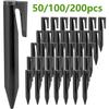 50/100/200Pcs Garden Lawn Mower Peg Environment-friendly Plastic Ground Pegs for Robotic Lawnmower Boundary Cable Accessories