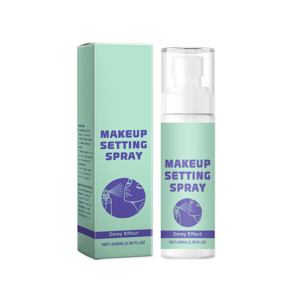 Moisturizing Setting Spray Makeup Long-Lasting Moisturizing Oil Control Natural Lightweight Moisturizing Portable Setting Spray 100ml