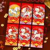 6pcs 2026 Horse Year New Year Money Envelope Spring Festival Red Envelope  Festival Gifting