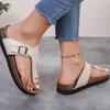 Womens Summer New Fashion Open Toe Platform Shoes Comfortable Beach Sandals Womens Banquet Casual Gladiator Womens Slippers