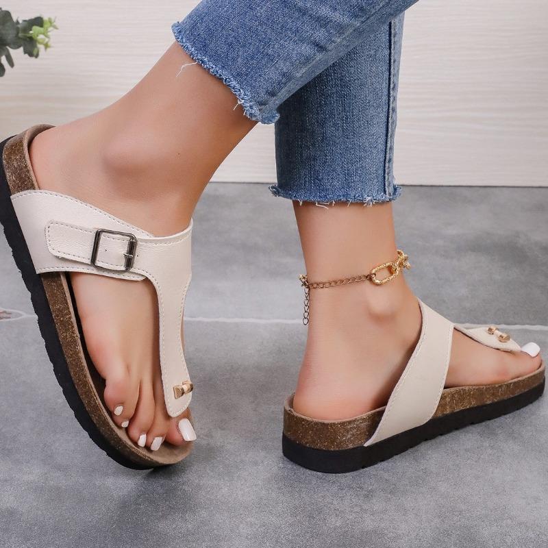 Womens Summer New Fashion Open Toe Platform Shoes Comfortable Beach Sandals Womens Banquet Casual Gladiator Womens Slippers