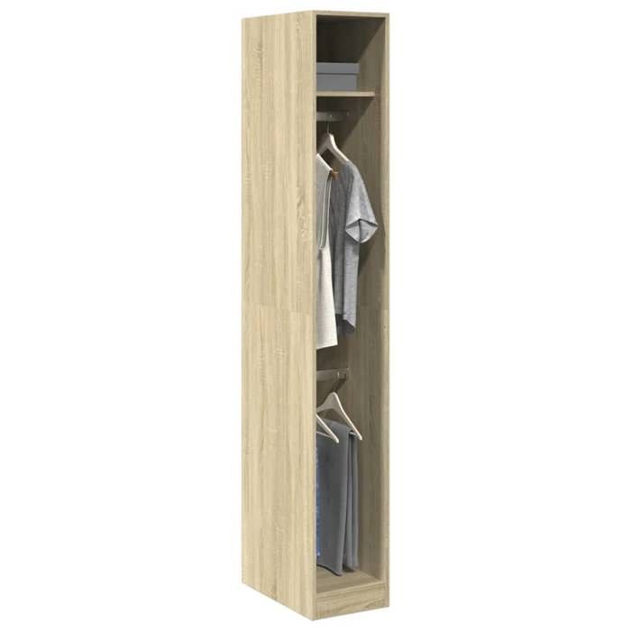 VidaXL Wardrobe Sonoma Oak 30x50x200 Cm Engineered Wood 3307776