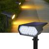 Solar Outdoor LED Spot Lights Waterproof 19 LEDs Solar Lawn Light for Landscape,Courtyard,Garden,Tree Decoration