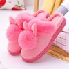 Shoes for Women Fluffy House Shoes Couples Winter Warm Slippers Cute Rabbit Female Plush Slipper Indoor Casual Ladies Soft Shoes