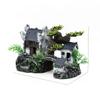 Aquarium Mountain Rockery Landscape View Large Resin Fish Tank Accessories Oranments House Model Aquarium Equipment Decoration