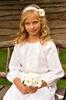 Children's Linen Dress-vyshyvanka with Embroidery, Ukrainian Dress Embroidered Cloth Vyshyvanka, Embroidered Dress, Clothes with Embroidery