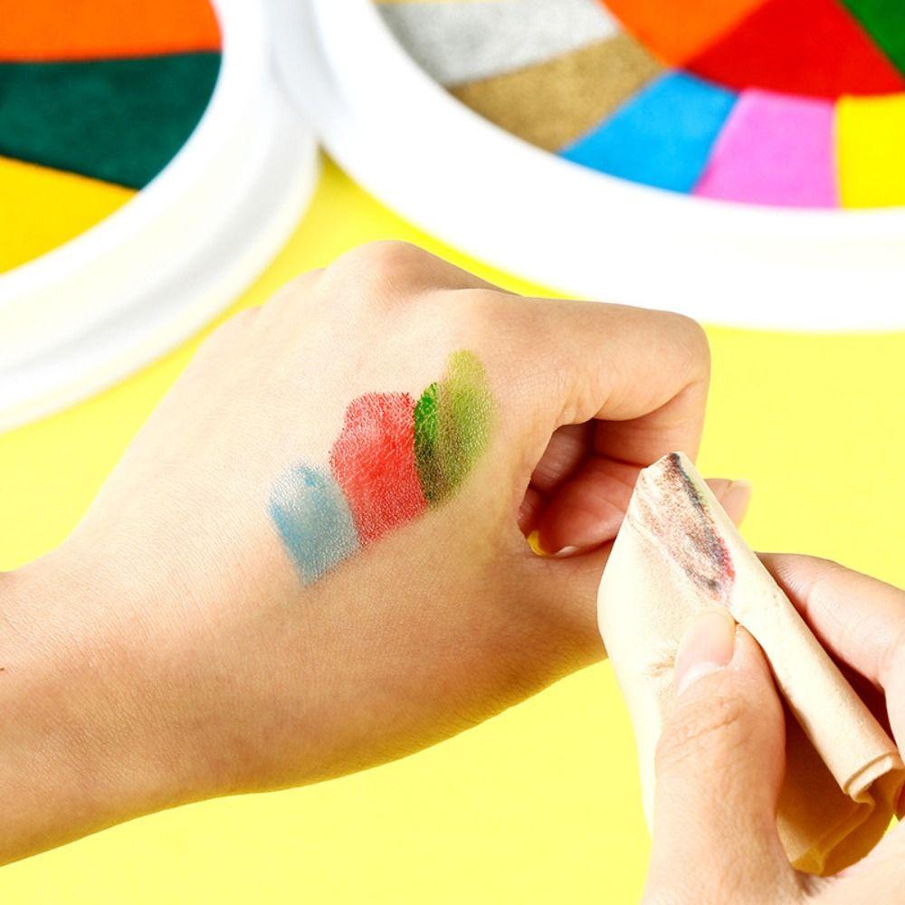 Clear Stamping Finger Painting Inkpad Quick-drying Graffiti Inkpad DIY Painting Ink Pad Children