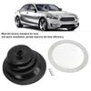 Gear Shift Gaiter Shifter Gaiter Gear Shift Handbrake Lever Boot Plate Kit Dustproof Black Rubber Round 5.250in/13.3cm Universal