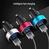 Dual USB Car Charger Cigarette Lighter Adapter for Fast Mobile Phone Charging