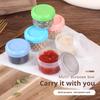 1/4/6Pcs Snack Containers Small Food Storage Cups with Lids BPA