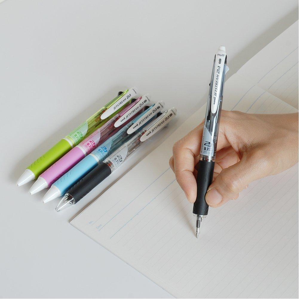 Mitsubishi Pencil Pen Jet Stream Pink Easy To Write MSXE350007P13 Multi-Function 2&1 0.7