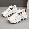 Spring/Summer New Women‘s Dad Shoes Height Increasing Breathable Thick Bottom Mesh Small White Shoes Versatile Fashion Female Students
