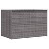 VidaXL Garden Storage Box Grey 150x100x100 Cm Woven Resin