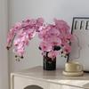 French Retro 9-Head Phalaenopsis Light Luxury Artificial Flower for Living Room, Dining Table, Weddings, and New Year Decoration