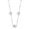 Les Trésors De Lily [R4953] - Handcrafted Silver Necklace 'Tree of Life' Silver White (rhodium) - 9 Mm