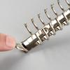 Notepad Accessory Metal Binder Clip Loose-leaf File Folder Ring Binder Notebook Binding Hoops