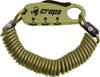 Crops Compact Wire Lock Q3 3mm X 1800mm, 3-Digit Dial, CP-SPD08-33 (Gravel Green)