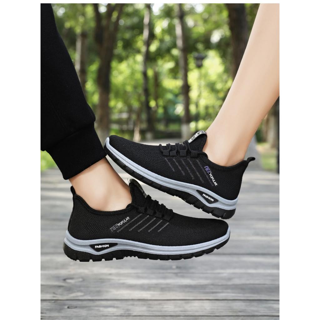 Shoes Women, Fly Woven Breathable Couple Models Casual Shoes, Versatile Soft Sole Lightweight Sports Shoes