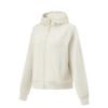 Li Ning Comfortable Versatile Cardigan Hoodie Women Hoodies Silver-Gray AWDV066-5
