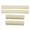 SONONIA 2 Sets Cow Bone Bridge Saddle for Ukulele Stringed Instrument Parts White