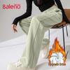 Baleno Women's Winter Fleece-Lined Straight-Leg Sweatpants