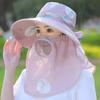 Breathable Bucket Hat Face Neck Protection Fisherman Hat New Sunscreen Hat  Outdoor Sports