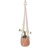 Handmade Macrame Plant Hanger Indoor Hanging Planter Basket Woven Cotton Rope Flower Pot Crochet Plant Holder Stand for Decor