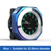 Universal Luminous 22-28mm Clock Motorcycle Handlebar Mount Waterproof Timetable for Scooter Bicycle Modified Watch Accessories