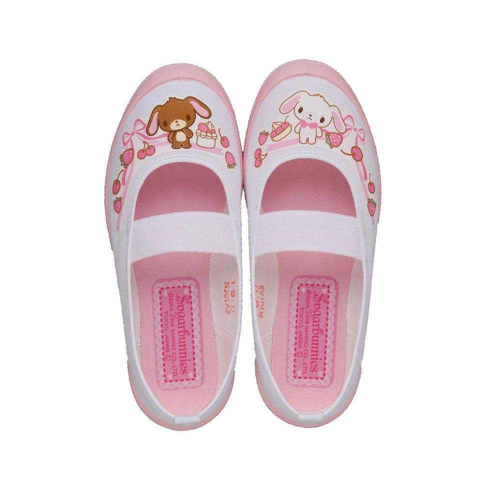 Sanrio Sugar Bunnies S01 ASAHI S01 Indoor 2E Kids' Shoes, Pink, 13.0 Cm,