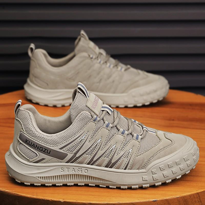 Outdoor Men Climbing Shoes Non-slip Casual Sneakers Breathable Hikking Shoes Walking Running Jogging Tennis Athletic Sport Shoes