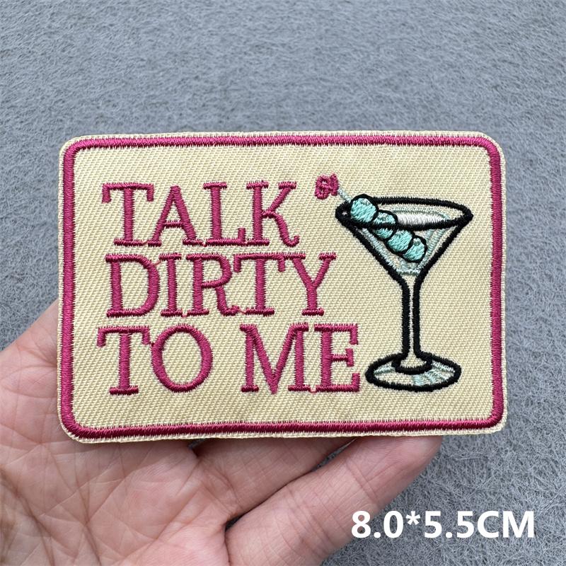 West Cowboys Embroidery Patch Iron On Patches For Clothing Jacket Stickers Letters Patches On Clothes DIY Sewing Applique