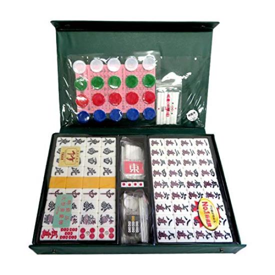 Authentic Mahjong High Quality Heavy Mahjong Tiles Professional Specifications Tiles, [bamboo],