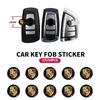 5/10Pcs 14mm Car Key Emblem Stickers Auto Control Key Logo Accessories For Boxster Cayenne Panamera Macan Cayman 911 918 996 917 991