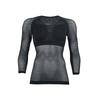 Drynamic Mesh Hiking Women's Underwear, 3/4 Sleeve, MIV01358, Black-Noir (New Logo), CD/S