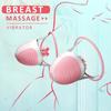 Female Breast Vibrator Rotating Vacuum Pump Nipple Stimulator with Suction Cup Big Head AV Breast Massager Female Masturbator