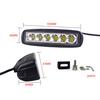 18W 6000K Led Work Light Bar Driving Lamp Fog Off Road Suv Car Boat Truck