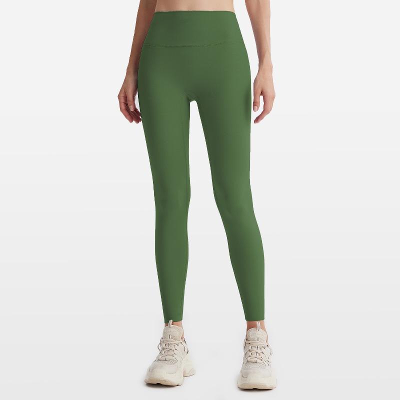 Autumn and Winter Nude Yoga Pants Women's High Waist Peach Hip Lift Sports Fitness Pants Quick-drying Tight Trousers