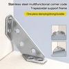 5/3/1PCS Corner Brackets Stainless Steel Furniture Angle Shelf Connector Cabinet Support Fixing Frame Corner Brace with Screw