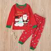 Girls Christmas Santa Clothing Set Baby Boys Infant Cartoon Tops Pants Outfits