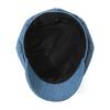 Vintage Octagonal Caps Back Closed Newsboy Cap Fashion Women Denim Beret  Unisex