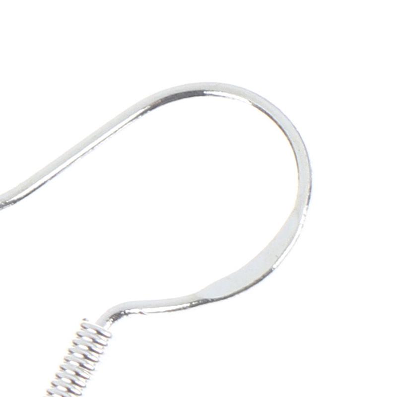 50Pcs 925 Sterling Silver Diy Earring Hooks Ball Jewelry Accessory Ear Wire