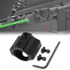 T6061 Aluminum 25.4mm Flashlight Mount Heavy Duty MLOK Rail Black Scope Circle Holder Secure Lock