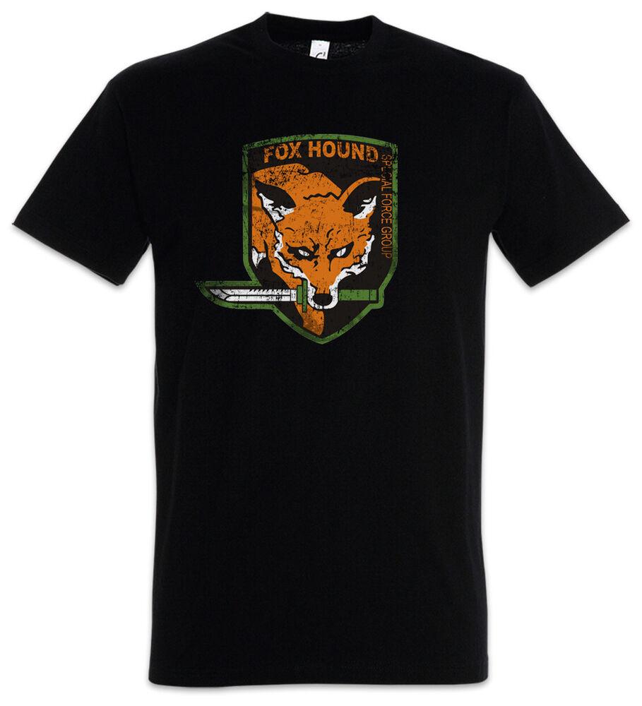 Fox Hound Group Logo Metal Game Gear Mgs Snake Eater Pc Solid Unisex T-Shirt